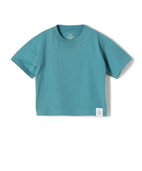 HYKE(ハイク)】 CROPPED SHORT-SLV TEE(5.6OZ)｜PARIGOT ONLINE