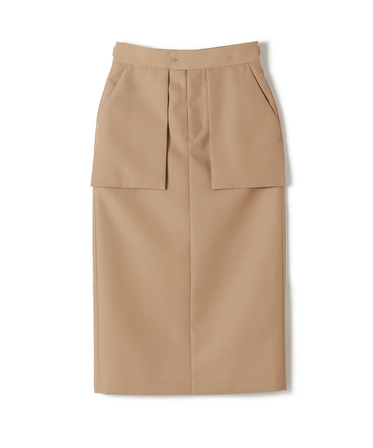HYKE 24SS DOESKIN MIDI SKIRT（HYKE - st company kiryu）