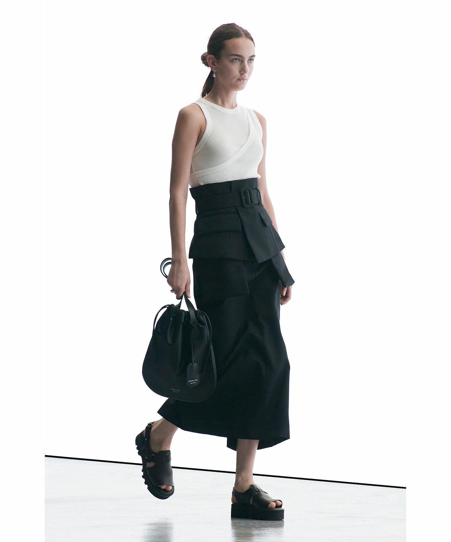 HYKE(ハイク)】 DOESKIN MIDI SKIRT｜PARIGOT ONLINE（パリゴオンライン）