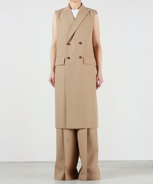 ジャケット・アウター HYKE DOESKIN DOUBLE BREASTED BLAZER DOESKIN BLAZER ドスキンブレザー HYKE（ハイク）通販| st company