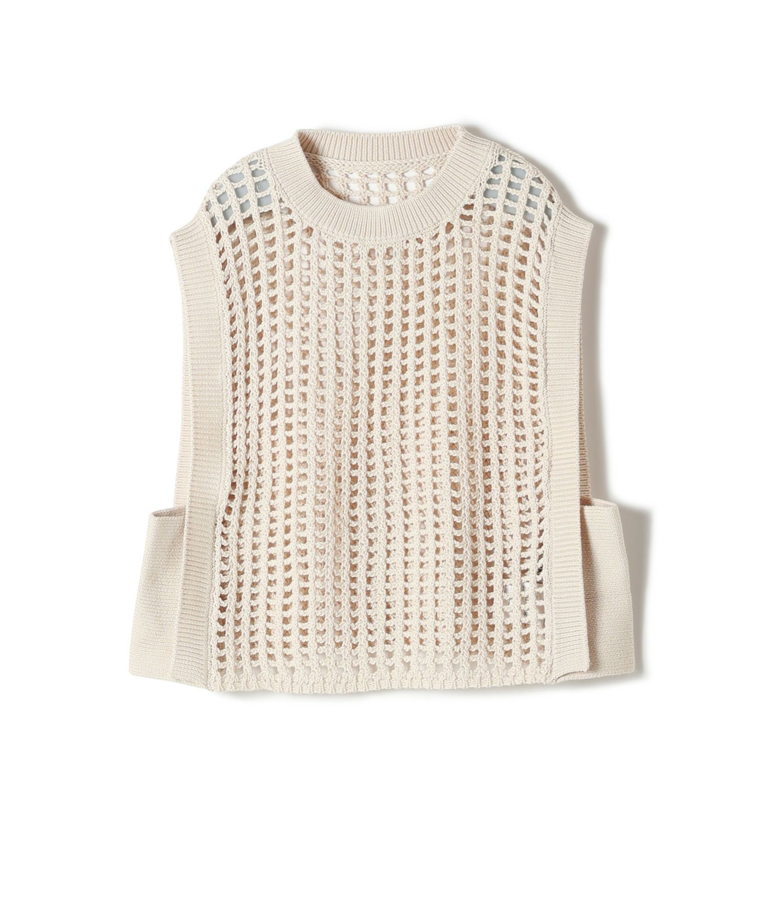 HYKE(ハイク)】 CROCHETED CROPPED SWEATER TOP｜PARIGOT ONLINE 