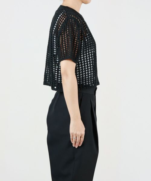 HYKE CROCHETED CROPPED ニット size1美品 - メルカリ