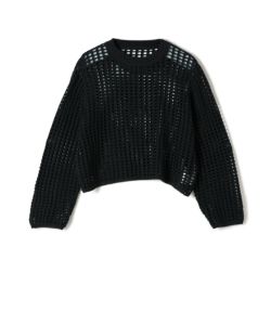 HYKE 25S/S CROCHETED SWEATER サイズ01 未使用品 HYKE 25S/S CROCHETED SWEATER サイズ01 未使用品