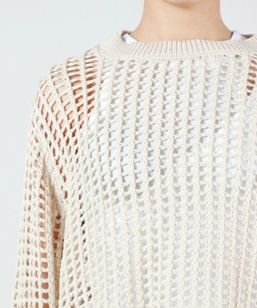 HYKE(ハイク)】 CROCHETED SWEATER｜PARIGOT ONLINE（パリゴ