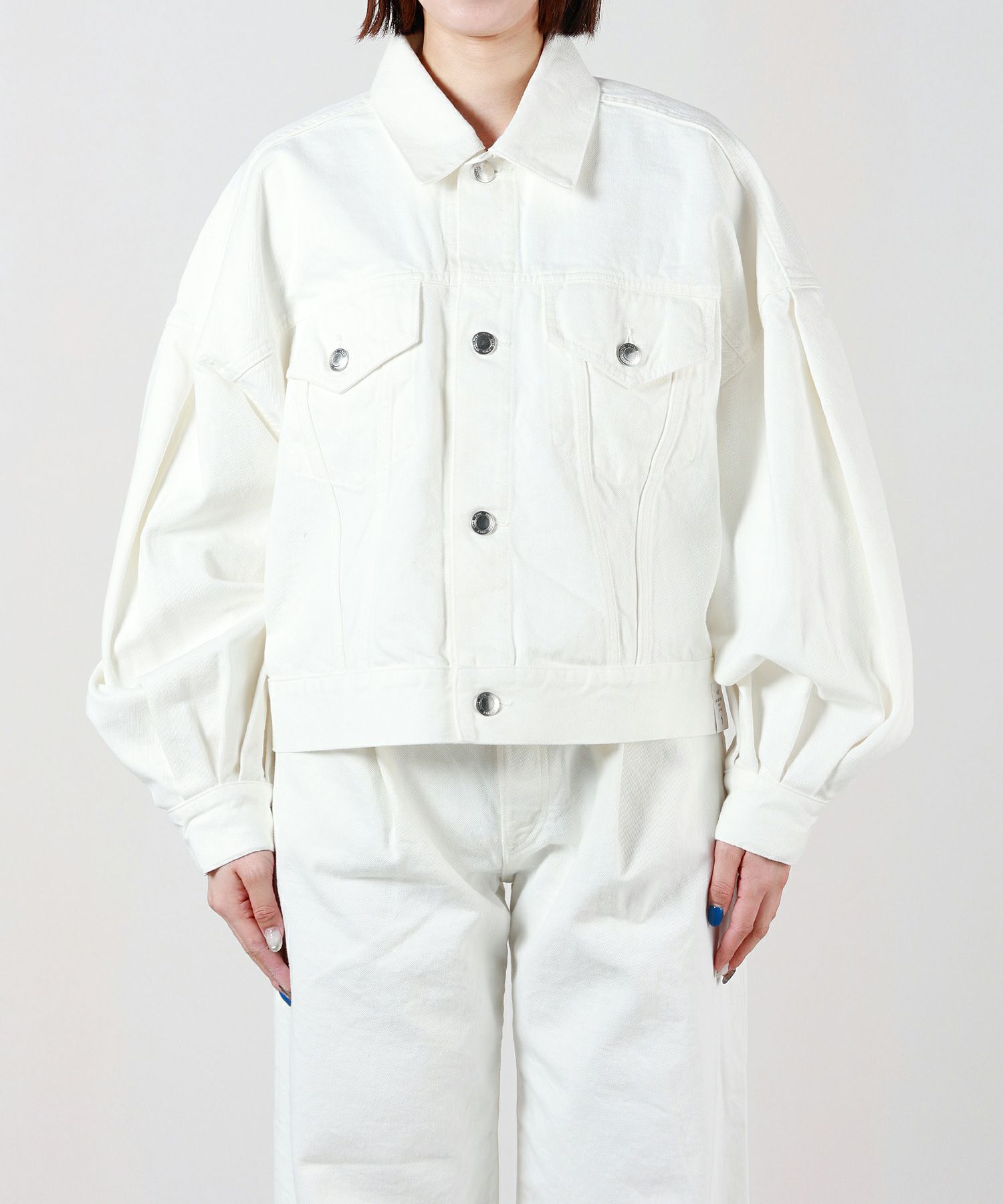 HYKE(ハイク)】BALOON SLEEVE TWILL JACKET/TYPE3｜PARIGOT ONLINE 