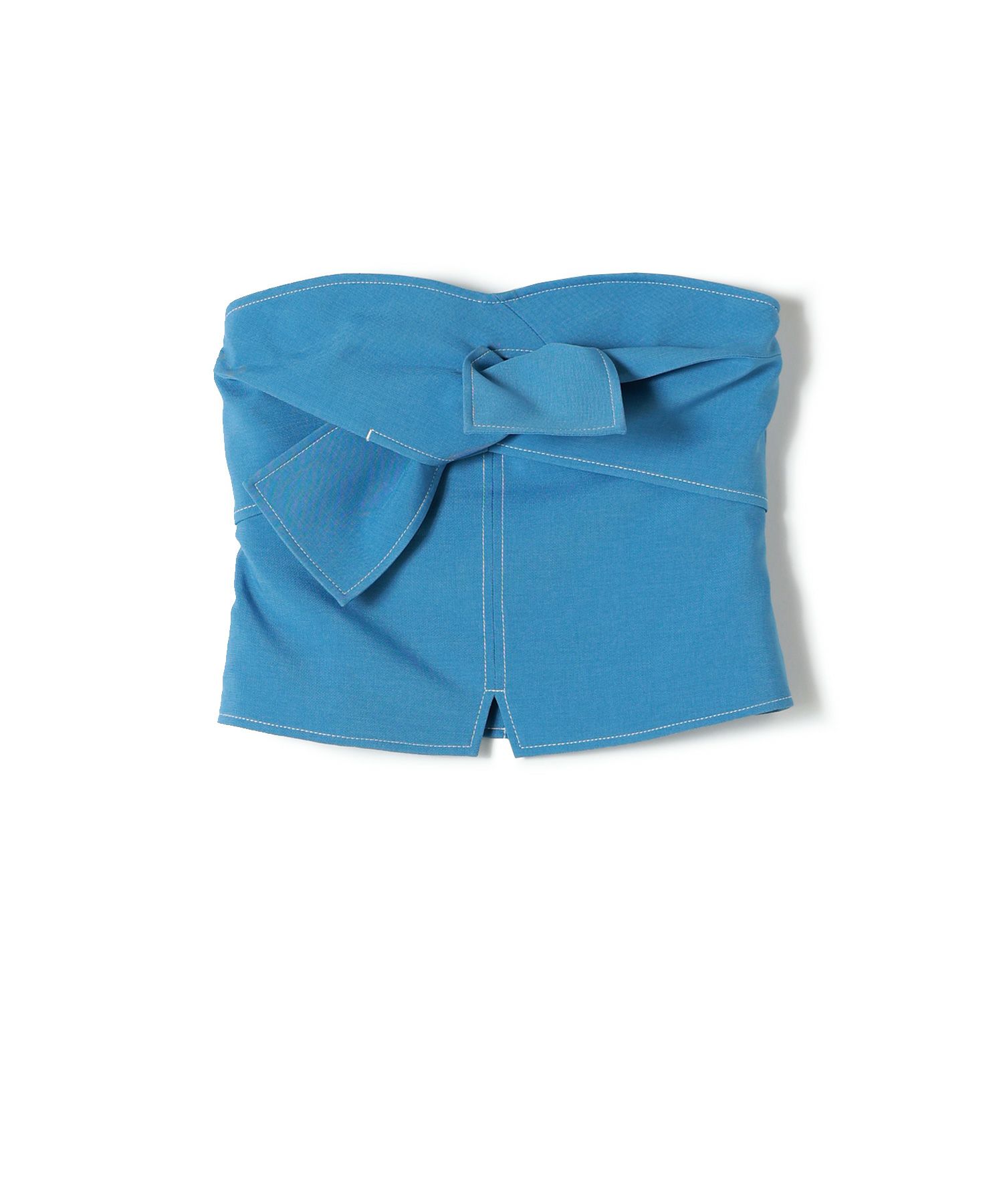 HYKE(ハイク)】 WHITE STITCH STRAPLESS TOP｜PARIGOT ONLINE（パリゴ 