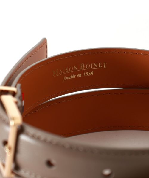 MAISON BOINET(メゾンボワネ)】 レザーベルト｜PARIGOT ONLINE