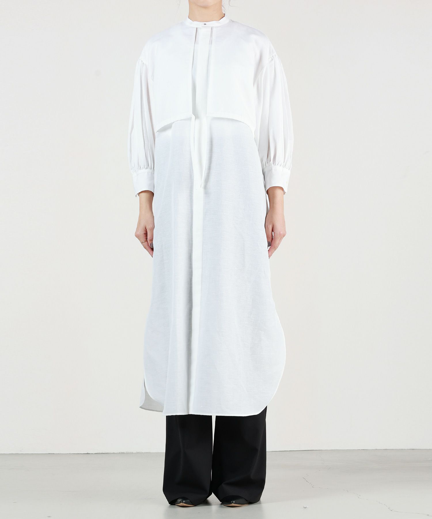 HYKE(ハイク)】 C/L BALLOON SLEEVE DRESS｜PARIGOT ONLINE（パリゴ 