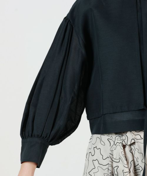 HYKE(ハイク)】 C/L BALLOON SLEEVE BLOUSE|PARIGOT ONLINE HYKE(ハイク)】 C/L BALLOON SLEEVE BLOUSE|PARIGOT ONLINE