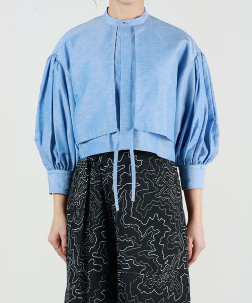 HYKE(ハイク)】 C/L BALLOON SLEEVE BLOUSE|PARIGOT ONLINE HYKE(ハイク)】 C/L BALLOON SLEEVE BLOUSE|PARIGOT ONLINE
