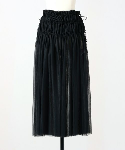 【FETICO(フェティコ)】 GATHERED TULLE SKIRT