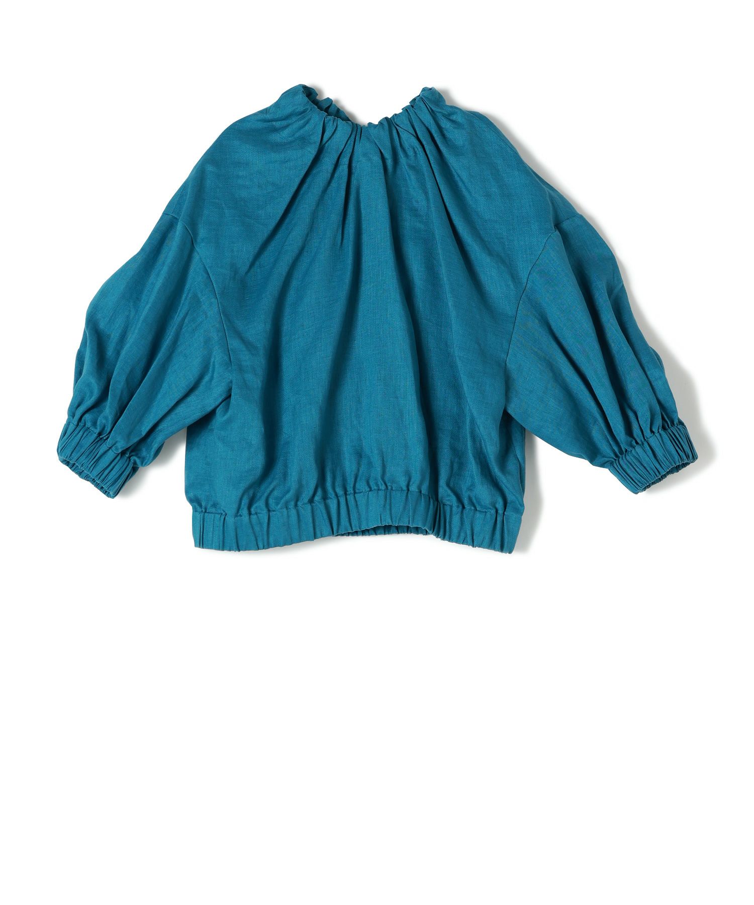 HYKE(ハイク)】 LINEN SHIRRED TOP｜PARIGOT ONLINE（パリゴオンライン）