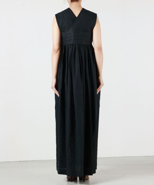 HYKE(ハイク)】 《25SS予約》LINEN MAXI DRESS｜PARIGOT ONLINE（パリゴオンライン）