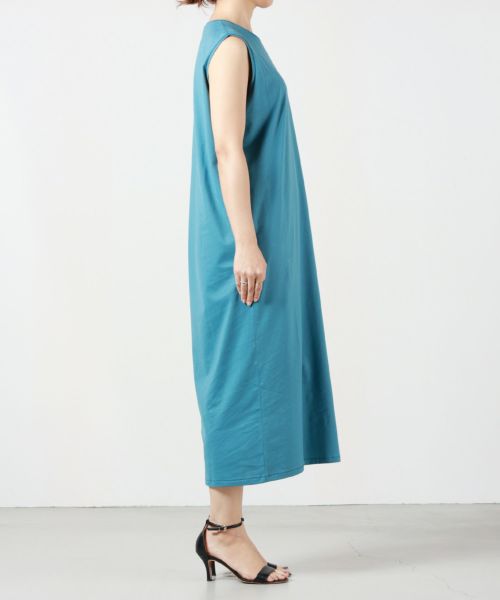 ATON(エイトン)】 SUVIN 60/2 | SLEEVELESS DRESS｜PARIGOT ONLINE（パリゴオンライン）