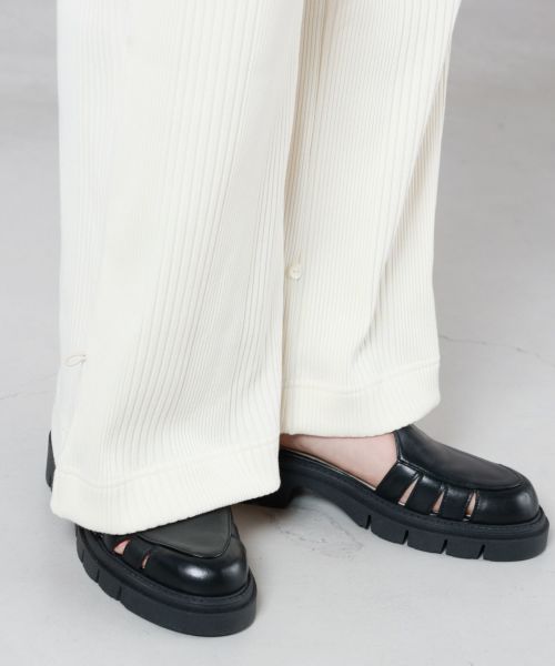 PHEENY(フィーニー)】 Random rib straight pants｜PARIGOT ONLINE 