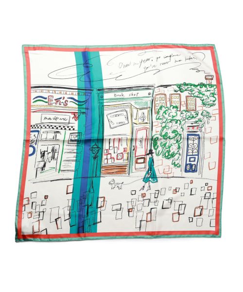 【美品】マニプリシルクスカーフmanipuri88cm シルクスカーフ88＞LDN – manipuri