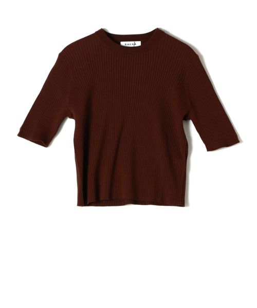 SACRA(サクラ)】 MERCERIZED COTTON RIB KNIT｜PARIGOT ONLINE（パリゴ