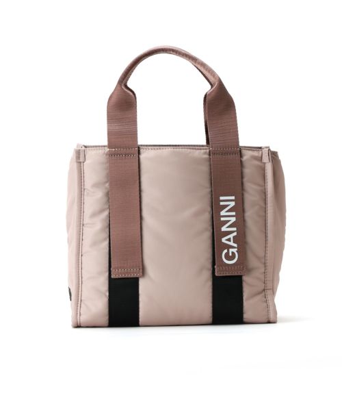 GANNI(ガニー)】 RECYCLED TECH SMALL TOTE BAG｜PARIGOT ONLINE（パリゴオンライン）