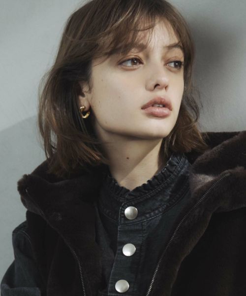 TOM WOOD(トムウッド)】 Dean Hoops Gold ピアス｜PARIGOT