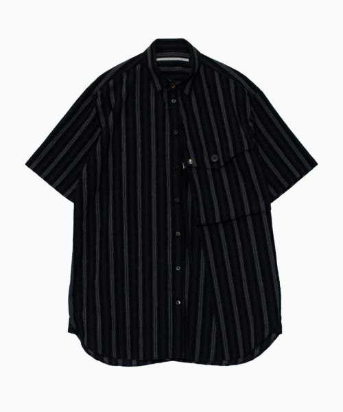 Tamme(タム)】 OMBRE STRIPE MILITARY S/S SHIRT｜PARIGOT ONLINE ...