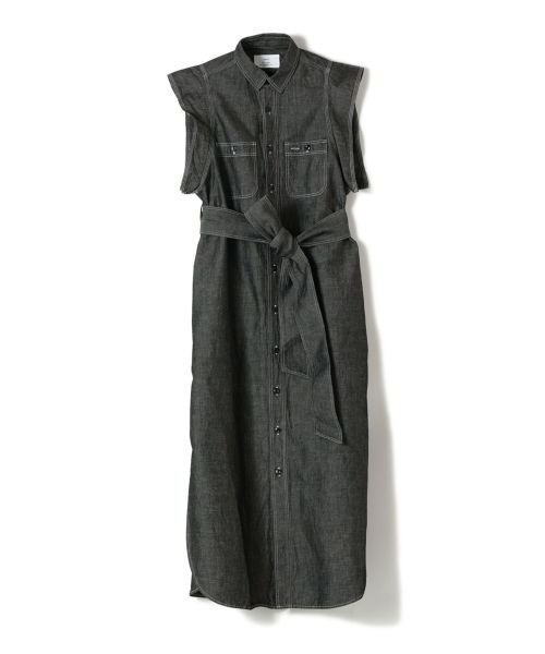 【HYKE(ハイク)】 CHAMBRAY DRESS