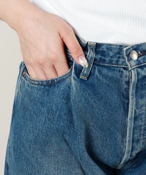 HYKE(ハイク)】 DENIM WIDE LEG JEANS｜PARIGOT ONLINE（パリゴ