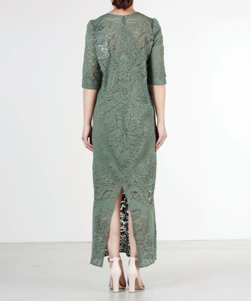 Ameri レース ドレス AMERI(アメリ)】PARIGOT別注 JACQUARD RUSSELL LACE DRESS
