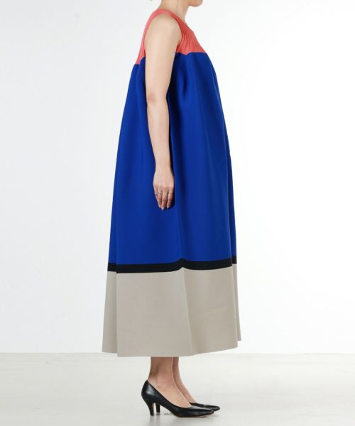 ワンピース POTTERY SLEEVELESS BUST FLARE DRESS POTTERY SLEEVELESS BUST FLARE DRESS