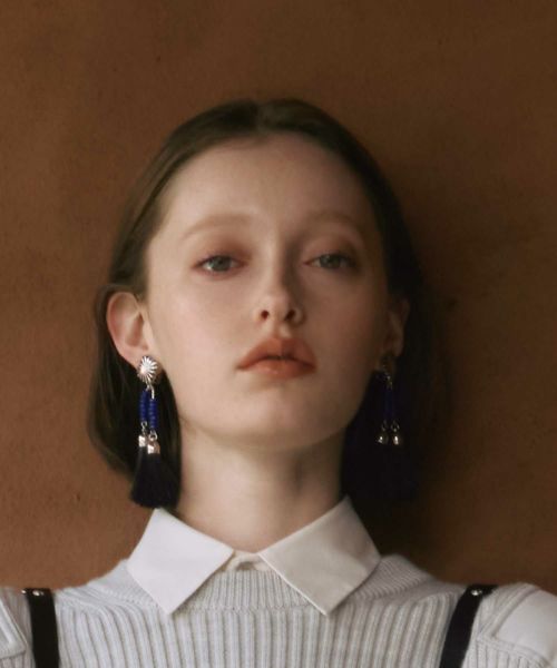 TOGA TOO(トーガ トゥー)】 DOUBLE FRINGE EARRINGS｜PARIGOT ONLINE