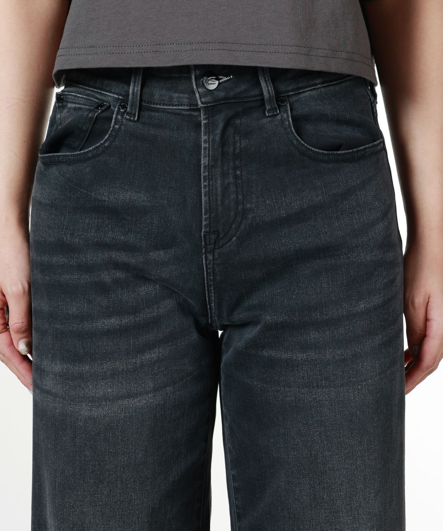 DENHAM(デンハム)】 KEIRA high raise wide leg デニムパンツ DENHAM(デンハム)】 KEIRA high raise wide leg デニムパンツ
