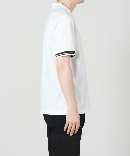 A.P.C. GOLF(アーペーセーゴルフ)】 袖ラインポロシャツ