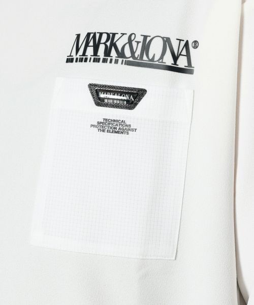 MARK & LONA　コード ブラックノースリーブシャツ MARK & LONA コード ブラックノースリーブシャツ MARK & LONA