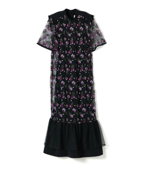 LOKITHO(ロキト)】 FLOWER EMB. DRESS｜PARIGOT ONLINE（パリゴオンライン）