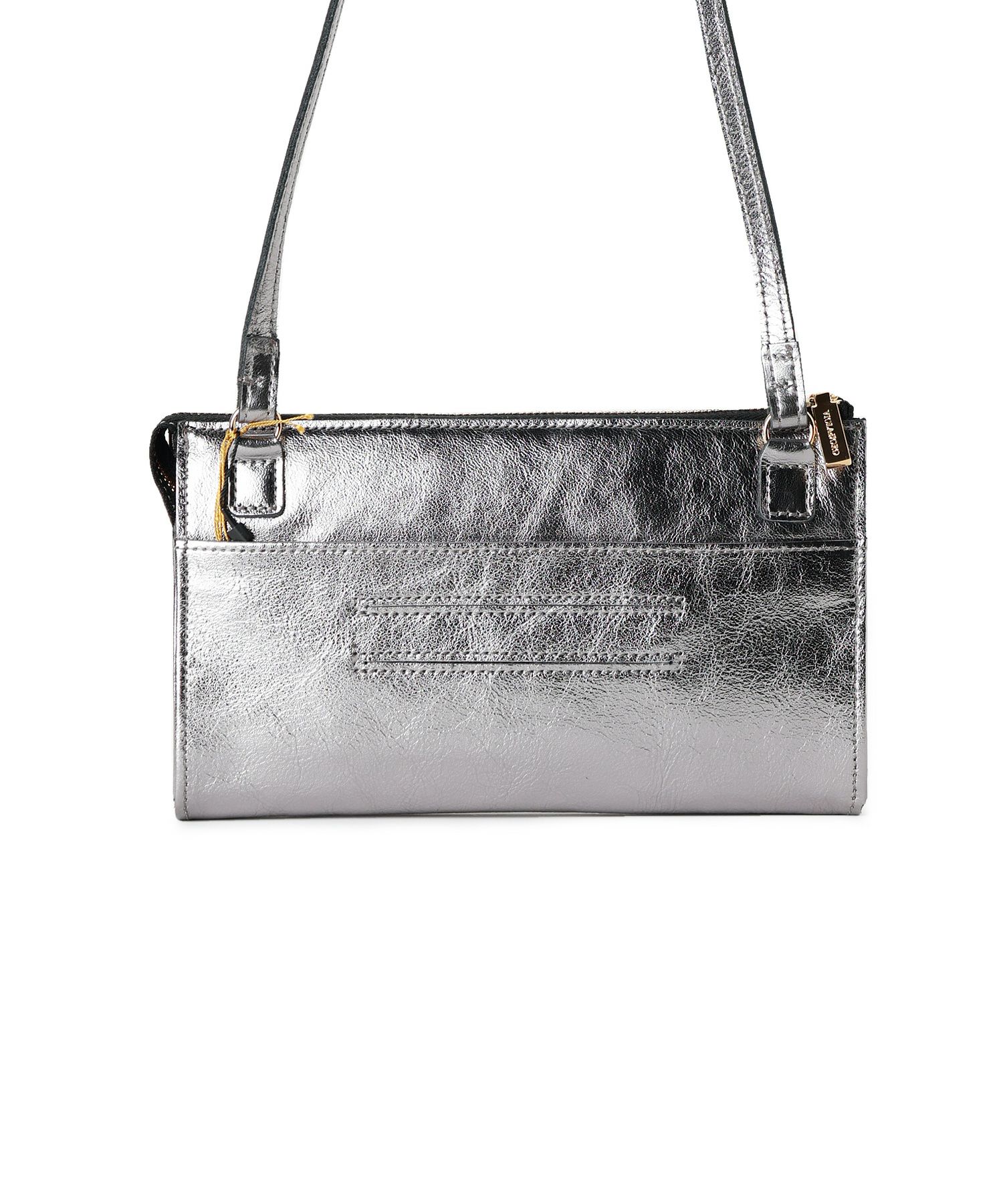 VIOLAd'ORO(ヴィオラドーロ)】 メタリックレザー 横型スマートフォン