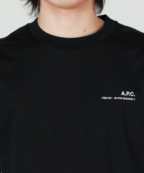 【A.P.C.】スタンダード Tシャツ（メンズ） スタンダード Item Tシャツ｜FEMME ｜A.P.C. | アーペーセー日本