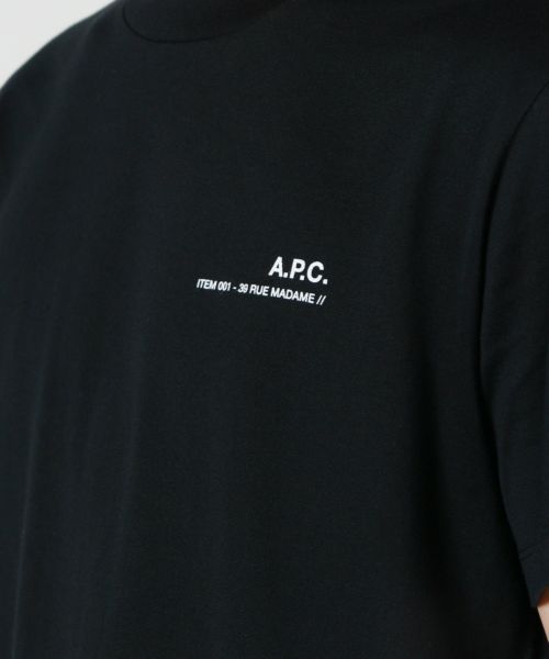 [A.P.C.]★ロゴ スタンダード Tシャツ★関税込 スタンダード Item Tシャツ｜UNISEXE / T-SHIRTS｜A.P.C.