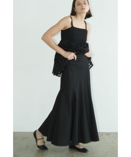 スカート CLANE LINEN MAXI MERMAID SKIRT セール】LINEN MAXI MERMAID SKIRT（スカート）｜CLANE（クラネ