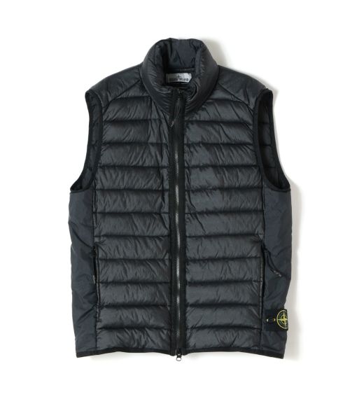 STONE ISLAND(ストーンアイランド)】GARMENT DYED MICRO YARN DOWN VEST ｜ ナイロンダウンベスト｜PARIGOT  ONLINE（パリゴオンライン）