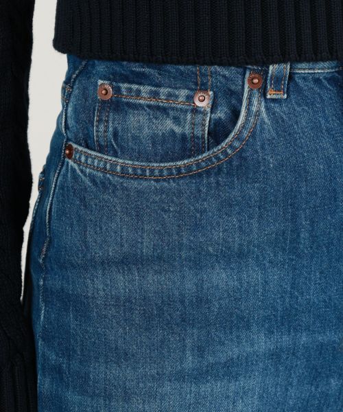 Chloe(クロエ)】 デニム製ワイドレッグジーンズ｜PARIGOT ONLINE