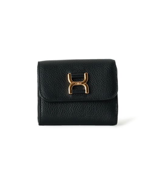 【送料関税込】chloe Marcieスモール トリフォールド ウォレット Chloé グレインレザー製Marcieスモールトリフォールドウォレット