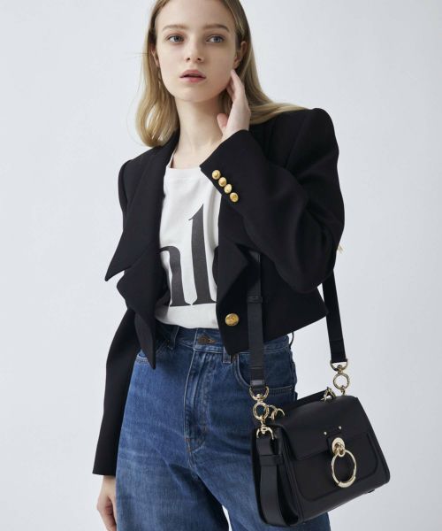 Chloe(クロエ)】 グレイン＆ソフトレザー製TESSミニデイバッグ