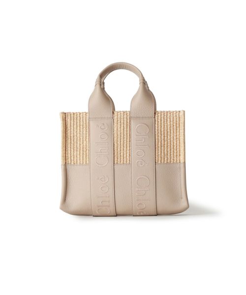 Chloe(クロエ)】 リネン製WOODYトートバッグ｜PARIGOT ONLINE
