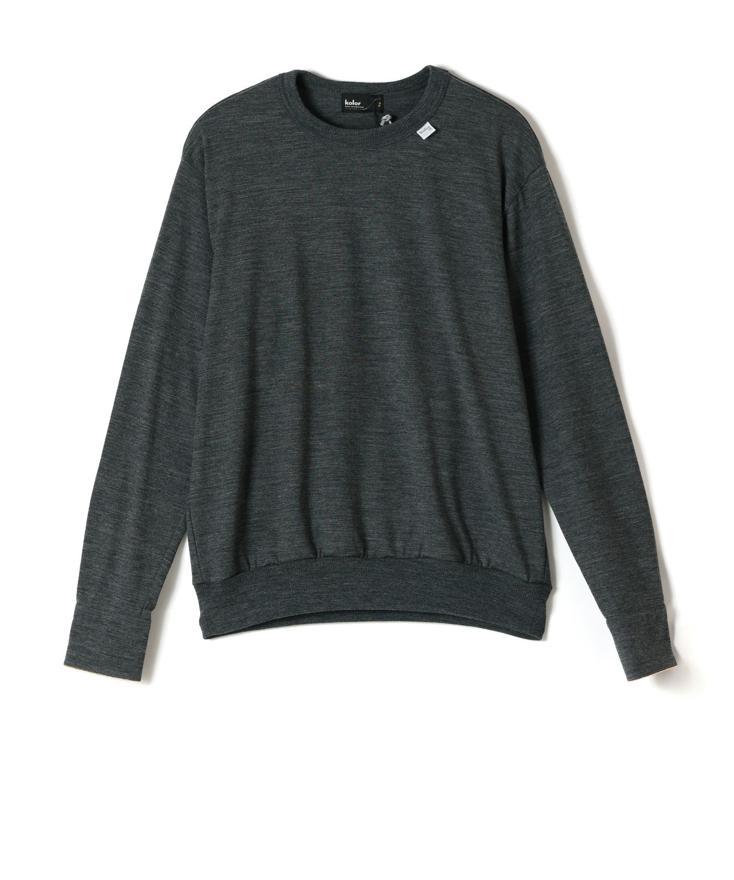 kolor(カラー)】 ウール天竺クルーネックニット|PARIGOT ONLINE kolor(カラー)】 ウール天竺クルーネックニット|PARIGOT ONLINE