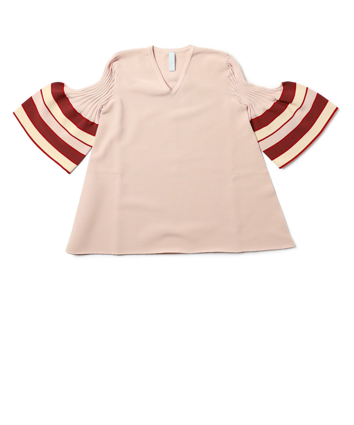 CFCL(シーエフシーエル)】 POTTERY SHORT BELL SLEEVE FLARE TOP  