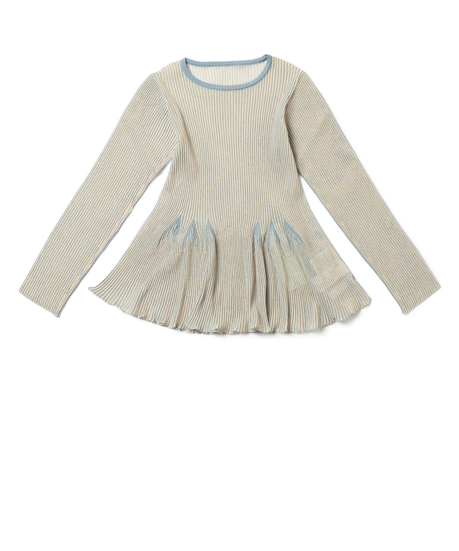 CFCL(シーエフシーエル)】 HYPHA LUCENT LONG SLEEVE FLARE TOP 