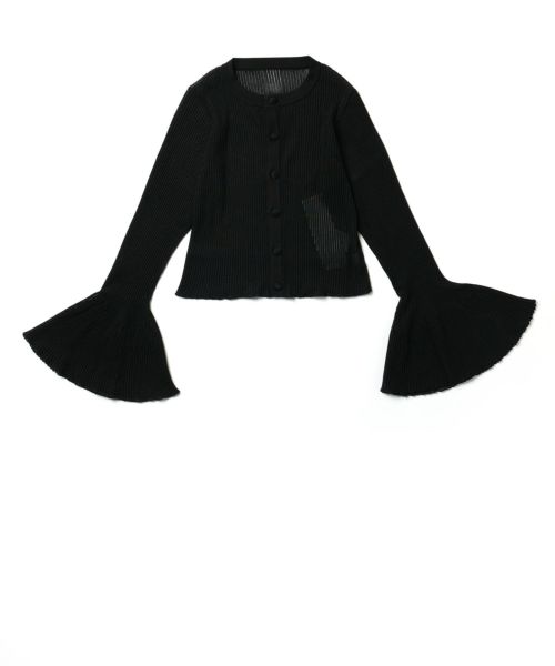 CFCL HYPHA LUCENT BELL SLEEVE カーディガン HYPHA LUCENT BELL SLEEVE