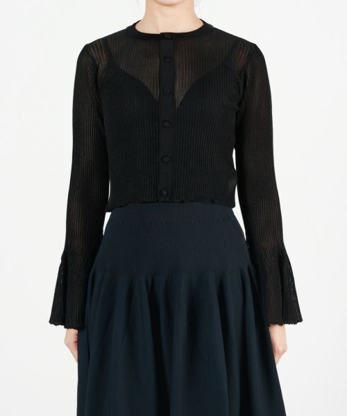 CFCL HYPHA LUCENT BELL SLEEVE カーディガン CFCL＞HYPHA LUCENT ベルスリーブ カーディガン