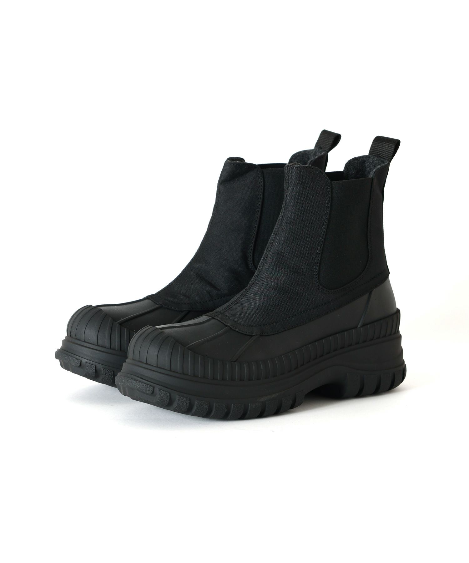 GANNI(ガニー)】 BLACK OUTDOOR CHELSEA BOOTS｜PARIGOT ONLINE 