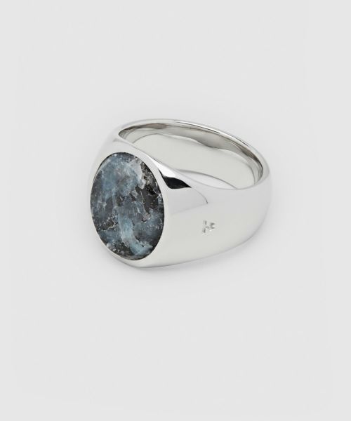 TOM WOOD(トムウッド)】 Oval Larvikite リング｜PARIGOT ONLINE