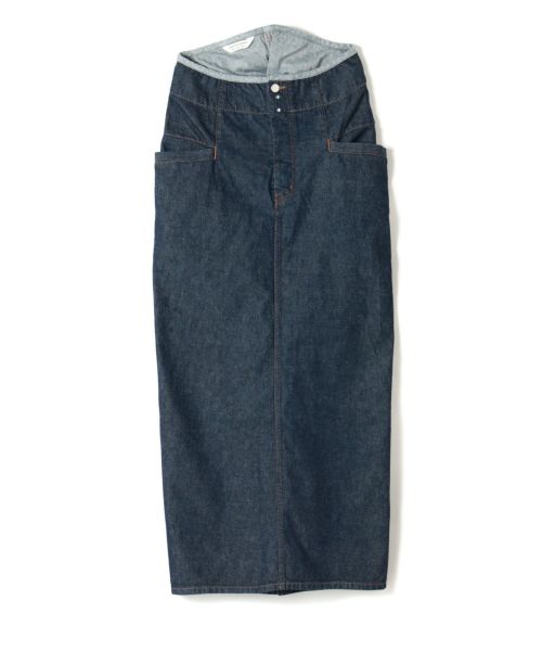 beautiful people(ビューティフルピープル)】 left hand twill pencil denim skirt｜PARIGOT  ONLINE（パリゴオンライン）